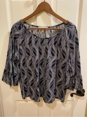 Patterned top, women’s large